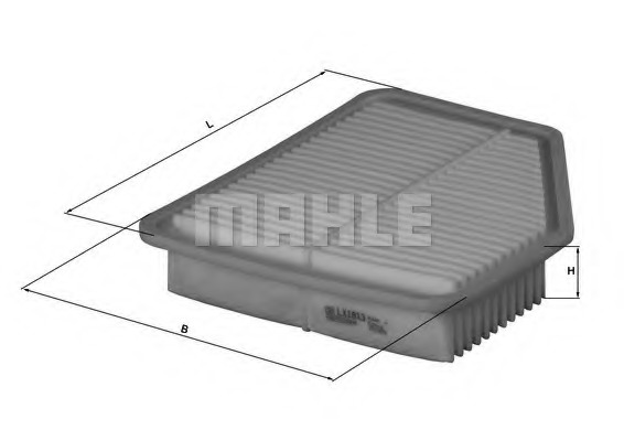 Mahle/Knecht LX 1613 Фильтр воздушный LEXUS GS/SC -11